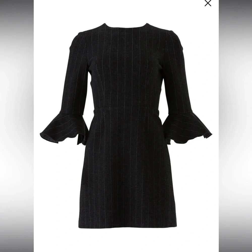 Saylor Pin Striped Constance Dress Small